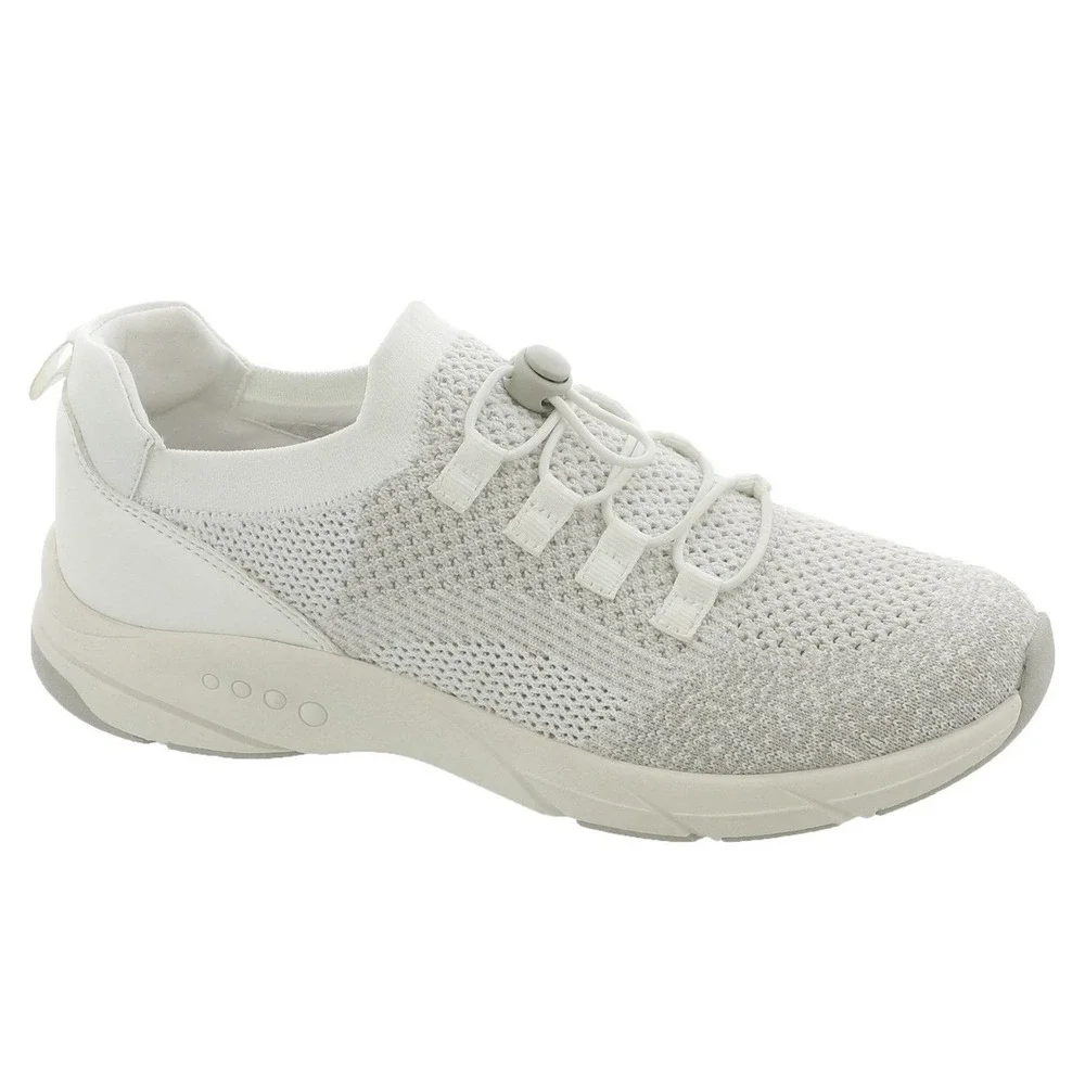 Easy Spirit Denise Astrid2 Women Light Gray Knit Walking Sneakers 6.5M